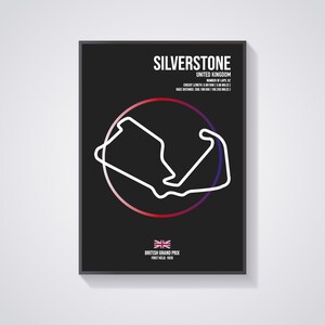 Silverstone - Great Britain - UK - British Grand Prix - F1 - Formula 1 - Circuit - Track - Wall Art - Poster - Print
