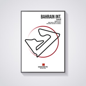 Bahrain International Circuit - Bahrain - Bahrain Grand Prix - City Circuit - F1 - Formula 1 - Circuit - Track - Wall Art - Poster - Print