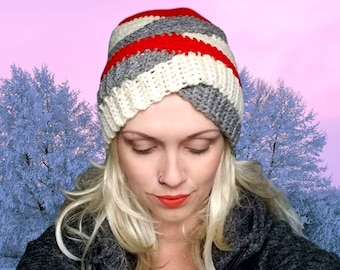 Crochet Winter Turban Hat Pattern, Adult/Child Sizes (PDF Download)