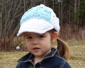 Crochet Fanatic's Baseball Cap Pattern All sizes PDF Hat Brim Peak Athletic