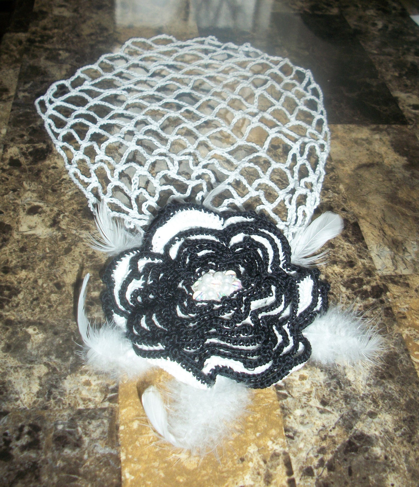 Birdcage Veil Crochet Pattern PDF Costume Wedding Bridal Etsy