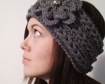 Crochet Braided Headband Pattern, Winter Weave Design (PDF Download)