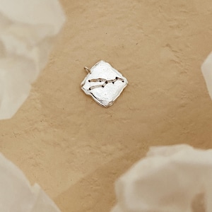 Taurus Constellation Necklace – Zodiac Silver Pendant, Astrology Jewelry