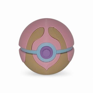 Heal Ball 3D Printed Pokeball Replica | Anime Collectibles & Gifts