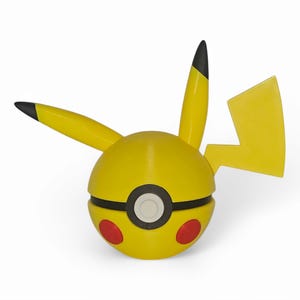Pikachu Poke Ball Replica - 3D Printed PokeBall | Anime Collectibles & Gifts