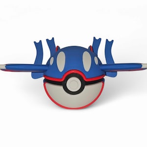 Kyogre Poke Ball Replica - 3D Printed PokeBall | Anime Collectibles & Gifts