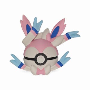 Sylveon Poke Ball Replica - 3D Printed PokeBall | Anime Collectibles & Gifts