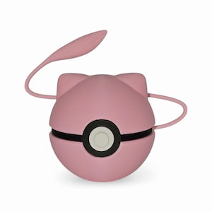 Mew Poke Ball Replica - 3D Printed PokeBall | Anime Collectibles & Gifts