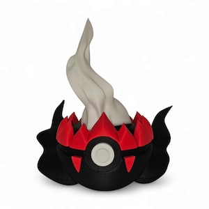 Darkrai-Inspired Poke Ball Replica - 3D Printed PokeBall | Anime Collectibles & Gifts