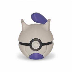 Mewtwo Poke Ball Replica - 3D Printed PokeBall | Anime Collectibles & Gifts