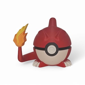 Charmeleon Poke Ball Replica - 3D Printed PokeBall | Anime Collectibles & Gifts