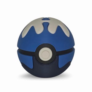 Dive Ball 3D Printed Pokeball Replica | Anime Collectibles & Gifts