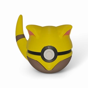 Abra Poke Ball Replica - 3D Printed PokeBall | Anime Collectibles & Gifts