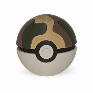 Safari Ball 3D Printed Pokeball Replica | Anime Collectibles & Gifts