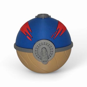 Hisuian Great Ball 3D Printed Pokeball Replica | Anime Collectibles & Gifts