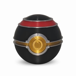 Luxury Ball 3D Printed Pokeball Replica | Anime Collectibles & Gifts