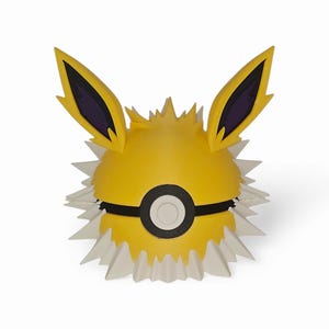 Jolteon Poke Ball Replica - 3D Printed PokeBall | Anime Collectibles & Gifts