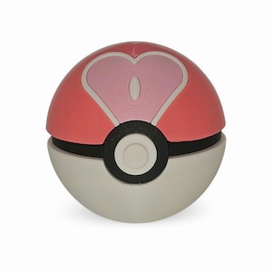 Love Ball 3D Printed Pokeball Replica | Anime Collectibles & Gifts