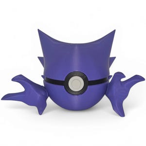 Haunter Poke Ball Replica - 3D Printed PokeBall | Anime Collectibles & Gifts