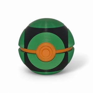 Dusk Ball 3D Printed Pokeball Replica | Anime Collectibles & Gifts