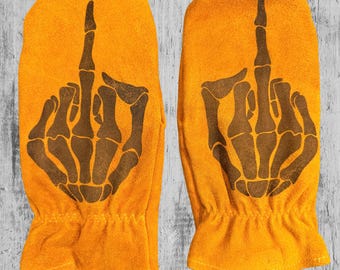 Mittens Wont Hide These Middle Fingers!