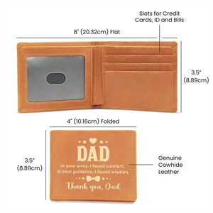 Billetera grabada para hombre / Billetera de cuero para hombre / Billetera personalizada como regalo / Regalo con escritura a mano para él / Billetera grabada / Regalo para novio