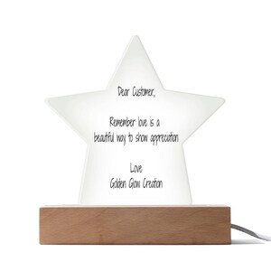 Regalo de escritura a mano, carta manuscrita en acrílico con soporte de madera, letrero de receta escrito a mano, regalo personalizado, memorial escrito a mano