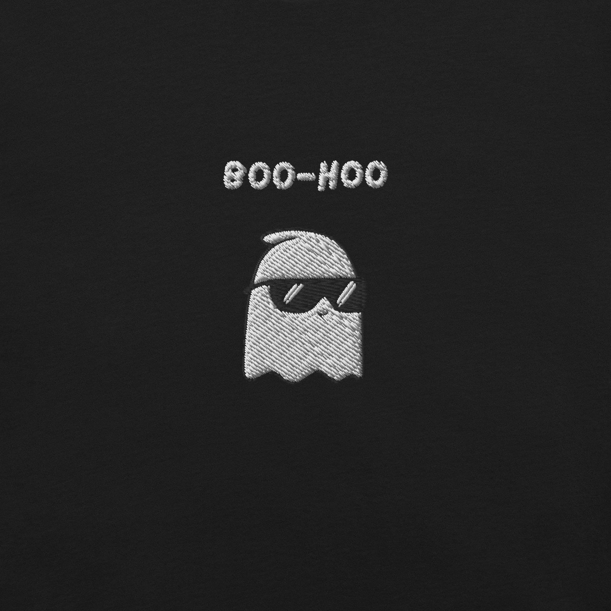 Humor fantasmal: divertida camiseta bordada con la frase "Bu-Bu" - Regalo original para los fanáticos de Halloween