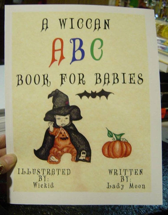 A Wiccan Abc Book For Babies Witch Pagan Goddess Nursery Etsy