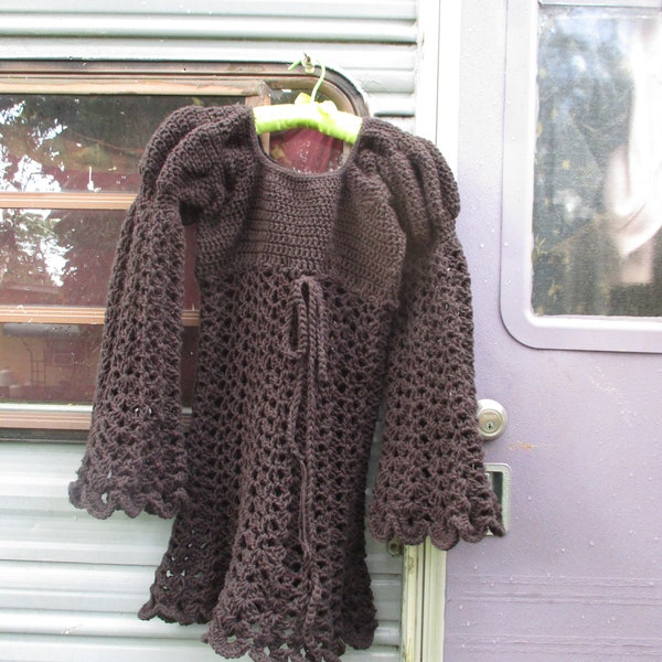 Black Crochet Dress - Etsy