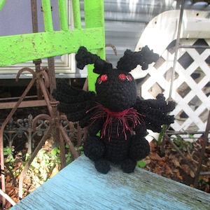 Moth Man *ready To ship*  creature crytid crochet monster doll creepy cute cryptozoology scary story horror