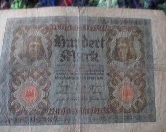 Hundert Mark 100 collectage german