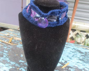 Planets Crochted Choker ooak *ready to ship outer space