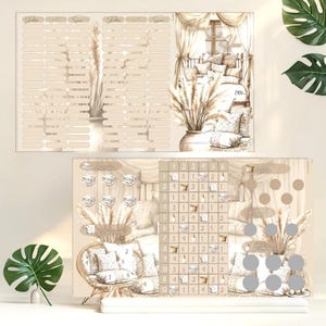 Home Sweet Home Bingo A6 & A7 I Home Spar- Challenge I 3er Klappkarte I Spar-Challenge I Budgetplanung, Gemeinsam Sparen