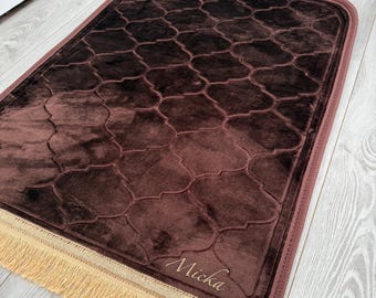 Personalized prayer mat