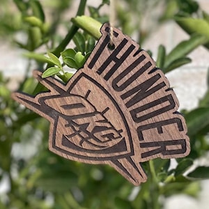 Oklahoma City Thunder Ornament/ Thunder Ornament/ OKC Thunder Christmas Ornament/ Laser Engraved