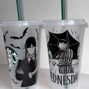 Wednesday Addams Cup - Etsy UK