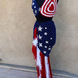 アメリカ国旗かぎ針編みセット