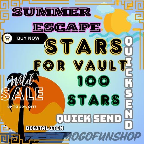 Mogo Summer Escape Album -  STARS FOR VAULT |100per order