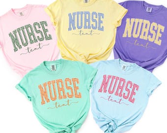 Comfort Colors Personalized Nurse Shirt,  RN Nurse, Nursing School Shirt, Future Nurse Graduation Gift,  Nurse Sweatshirt