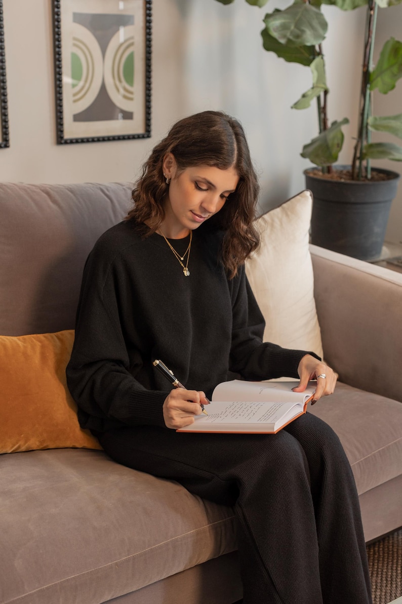 Writing down her thoughts