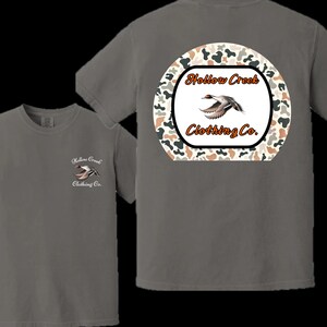 Old school Camo & Orange Tee