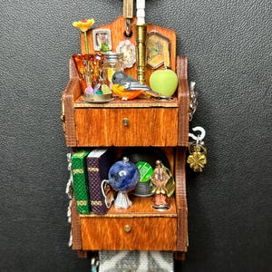 Nature lover Mini Shelf Necklace, Snap-on Trinkets