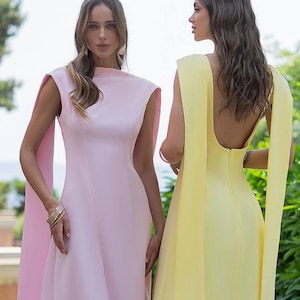 Bridesmaid Dress, Cocktail dress, Bachelorette Branch, Reception Dress, Wrap Dress, Wedding Guest Dress, Mother of the Bride