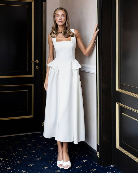 midi dress for birthday Pink Women, Fit and Flare Dress, Wedding Guest Dress, Tea Length Dress, Pink Party Dress, Bridal Shower Dress, Dress best bra for backless emerald green corset gown Size:S USA Pink midi dress with