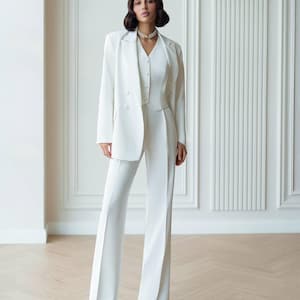 Mother Of The Bride Women's Pant Suits Petite Blazer Mother Of The Bride Palazzo Pant Outfits Blazer Mother Of The Bride  Pant Suits Petite