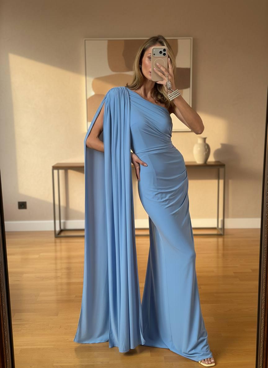 strapless open back dress Bohemian Olive Green Formal Dresses Mermaid Stretch Satin Ruched Spagh main image 1