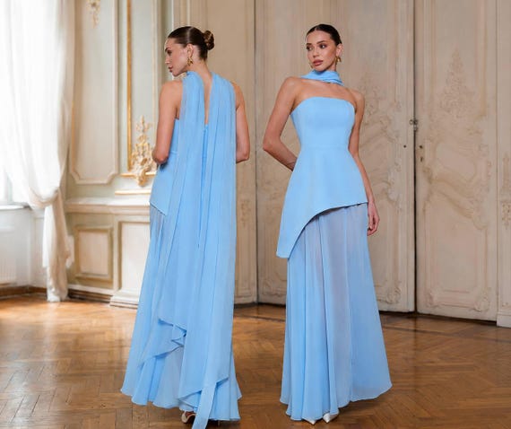 long flowy pink dress Maxi Blue Dress Shoes AX Paris Women's Black Accessories:Just Dress Hidden back zipper/clasp