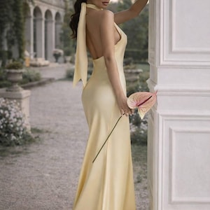 Satin Bright Color Bridesmaids Dress - Etsy Satin Bright Color Bridesmaids Dress - Etsy