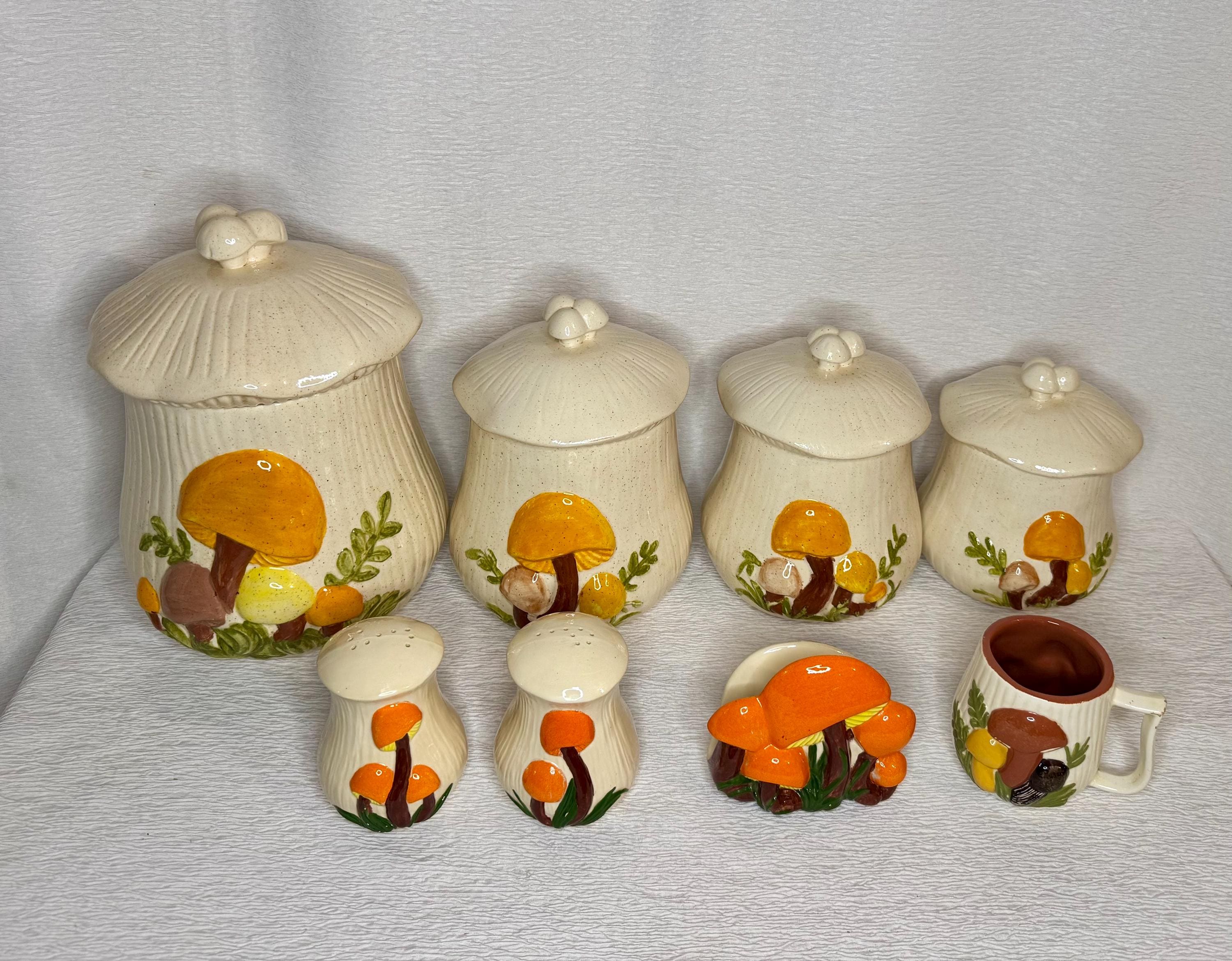 70s Ceramic Mushroom - Etsy